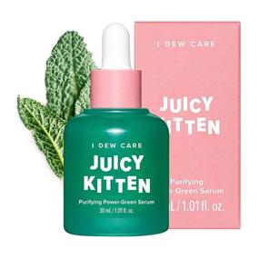 img 3 attached to I DEW CARE Juicy Kitten Purifying Power-Green Face Serum: Korean Skin Care with Niacinamide - Vegan, Cruelty-free, Paraben-free. Perfect Gifts for Mom and Women.