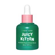 i dew care juicy kitten purifying power-green face serum: korean skin care with niacinamide - vegan, cruelty-free, paraben-free. perfect gifts for mom and women. logo