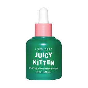 img 4 attached to I DEW CARE Juicy Kitten Purifying Power-Green Face Serum: Korean Skin Care with Niacinamide - Vegan, Cruelty-free, Paraben-free. Perfect Gifts for Mom and Women.