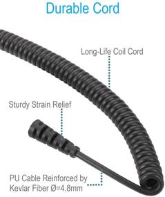 img 3 attached to Highly Durable Speaker Mic with Reinforced Cable for Motorola DMR MOTOTRBO Radios XPR3000 XPR3300 XPR3500 XPR3300e XPR3500e XPR 3300 3500 3300e 3500e, Noise Reduction Remote Shoulder Microphone for Crystal Clear Transmission