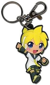 img 2 attached to 🎶 Capture the Charm: Vocaloid Len Key Chain for Loyal Fans
