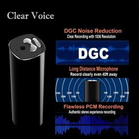 img 1 attached to 🎤 Hfuear Mini Digital Voice Recorder: 8GB Storage, 365 Days Standby, 800 Hours Capacity, Voice Activated Recording