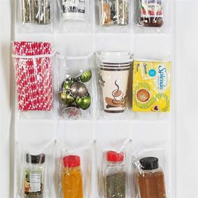 img 2 attached to 🚪 Optimized Pantry Door Organizer: Over-The-Door Pantry Storage, Cabinet Spice Rack Organizer, Hanging Spice Rack, K Cup Holder, Shoe Rack - Heavy Duty Door Rack with Strong Metal Hooks (1 Pk)