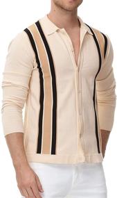 img 1 attached to 👕 Stylish and Comfortable PJ PAUL JONES Cardigan for Men - Trendy Shirts Collection