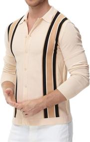 img 3 attached to 👕 Stylish and Comfortable PJ PAUL JONES Cardigan for Men - Trendy Shirts Collection