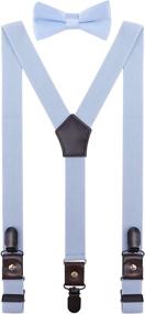 img 3 attached to 👔 Stylish and Versatile Teenage Suspenders: Adjustable Black Boys' Accessories by CEAJOO - Suspenders