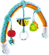 🌈 hape garden friends play arch for infants, hanging toys for crib, stroller, and car seat pram, suitable for children 0-5 months, multicolor logo