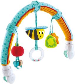 img 4 attached to 🌈 Hape Garden Friends Play Arch for Infants, Hanging Toys for Crib, Stroller, and Car Seat Pram, Suitable for Children 0-5 Months, Multicolor