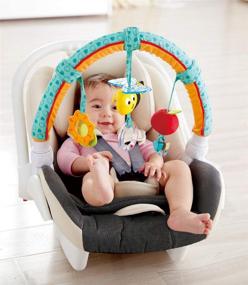 img 3 attached to 🌈 Hape Garden Friends Play Arch for Infants, Hanging Toys for Crib, Stroller, and Car Seat Pram, Suitable for Children 0-5 Months, Multicolor