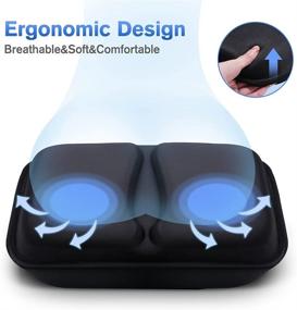 img 1 attached to GREAN Extra Large Gel Exercise Bike Seat Cushion Cover: Ultimate Comfort for Women and Men on Recumbent Bikes and Rowing Machines