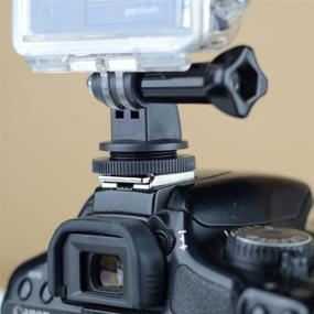 img 1 attached to Улучшите камеру GoPro Hero с помощью адаптера DSLRKIT DSLR Hotshoe Mount.