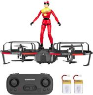 ✈️ zuhafa mini drone: 360°flip, altitude hold, 3 speed mode | perfect for kids, beginners, and adults | one button take off/landing | includes 2 batteries logo