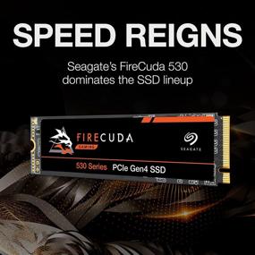 img 3 attached to Seagate FireCuda 530 4TB SSD: High-Speed 7300 MB/s Transfer, PCIe Gen4 ×4 NVMe 1.4, 3D TLC NAND, 5100 TBW, 1.8M MTBF, 3-Year Rescue Services