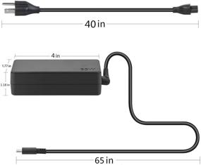 img 3 attached to Powerful 65W USB C AC Charger for ThinkPad T470 T470S T490 💪 T490S T495 T495S: Reliable Model ADLX65YLC2A ADLX65YAC2A ADLX65YCC2A ADLX65YDC2A Laptop Power Supply Adapter Cord