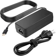 powerful 65w usb c ac charger for thinkpad t470 t470s t490 💪 t490s t495 t495s: reliable model adlx65ylc2a adlx65yac2a adlx65ycc2a adlx65ydc2a laptop power supply adapter cord logo