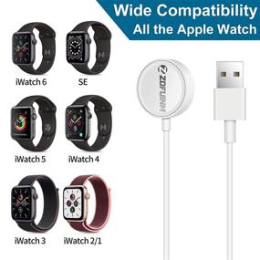 img 3 attached to ⌚️ 2 Pack Apple Watch Charger Cable - Compatible with iWatch Series 6/SE/5/4/3/2/1 (38mm/40mm/42mm/44mm) - 1.2M/3.9FT Length