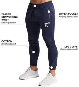 img 1 attached to Wangdo Joggers Sweatpants Workout Training Men's Clothing for Active