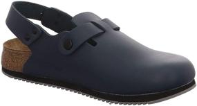 img 1 attached to 👞 Birkenstock Clogs Tokyo, Blue Leather