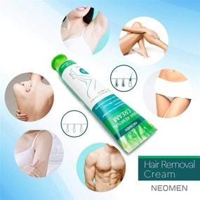 img 2 attached to Neomen Hair Removal Cream: Premium Depilatory Cream for Pain-Free, Flawless Hair Removal - Gentle on Skin, Suitable for Women and Men