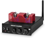 🎶 hifi bluetooth 5.0 vacuum tube amplifier: 160w x 2 digital stereo audio amp with aptx-hd logo