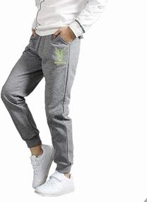 img 3 attached to 👖 Boys' Clothing: Rolanko Fleece Sweatpants with Pockets - Athletic Comfort and Style