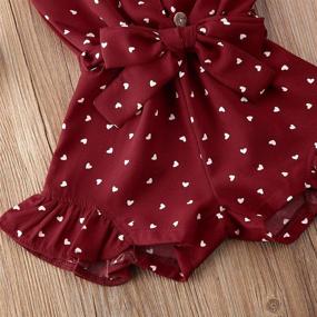 img 1 attached to KIDSA Baby Girl's Ruffled Jumpsuit for Toddlers - Stylish One-Piece Clothing