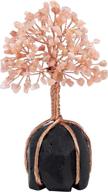 crystaltears sunstone money tree | wire wrapped bonsai tree with black obsidian stone base | feng shui wealth home decor логотип