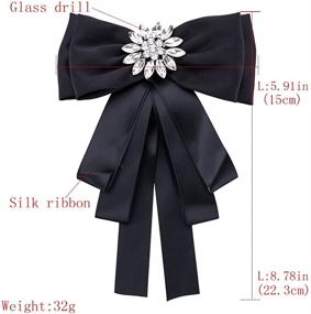 img 3 attached to Солнечные модные броши кристальные свадебные ювелирные изделия для девочек-подвесок и булавок Sunvy