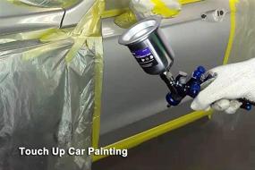 img 1 attached to 🔧 Dynastus Touch Up HVLP Air Spray Gun: Comprehensive Auto Car Detail Paint Sprayer Spot Repair Kit with Protective Features