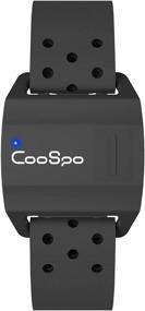 img 4 attached to COOSPO Bluetooth & ANT+ Heart Rate Monitor Armband - Optical HRM Sensor, Waterproof IP67, Fitness Tracker Armband Compatible with Zwift, Wahoo Fitness, Endomondo, Peloton - Includes One Extra Free Armband