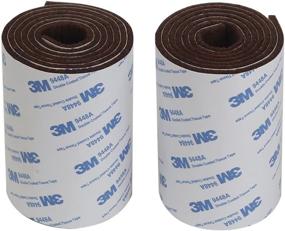 img 2 attached to 🛡️ Shintop Felt Tape: Highly Adhesive, Heavy Duty Strip Roll for DIY, Designed to Protect Hardwood and Laminate Flooring in Brown