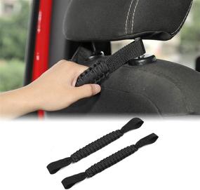 img 4 attached to JeCar Headrest Handles 2007 2020 Wrangler