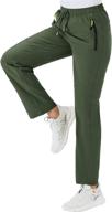 👖 bgowatu women's hiking cargo pants - quick-dry & lightweight, water-resistant joggers with zipper pockets логотип