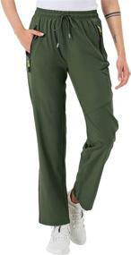 img 2 attached to 👖 BGOWATU Women's Hiking Cargo Pants - Quick-Dry & Lightweight, Water-Resistant Joggers with Zipper Pockets