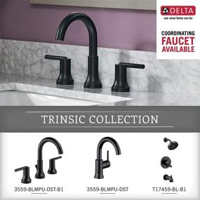 img 1 attached to 🚰 Modern Matte Black Delta Faucet 75935-BL Trinsic Robe Hook: Stylish & Functional Addition