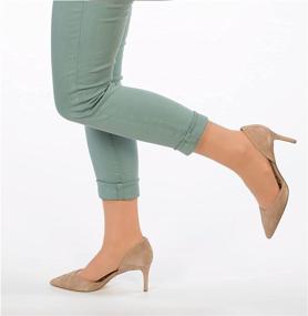 img 2 attached to 🤰 Allegro Pregnancy Compression Pantyhose for Women - Sheer Support Maternity Hose with Closed Toe, 15-20mmHg Essential 26