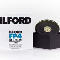 🎞️ ilford fp4 plus black & white film, iso 125, 35mm, 100 feet logo