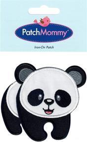 img 1 attached to 🐼 Precious Panda Bear Patch - Adorable Iron On/Sew On Applique for Kids & Children by PatchMommy