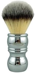 img 3 attached to 🪒 RazoRock Silvertip Plissoft Synthetic Shaving Brush with Chrome Handle