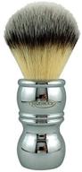 🪒 razorock silvertip plissoft synthetic shaving brush with chrome handle logo