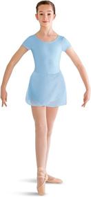 img 4 attached to 💃 Stylish and Comfortable: Bloch Dance Girls Prisha Short Sleeve Leotard Dress