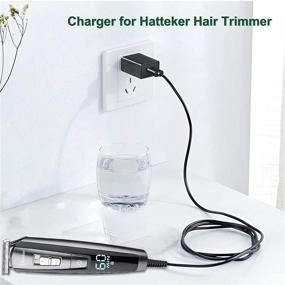 img 3 attached to Аккумуляторные машинки для стрижки волос Hatteker, электрическая замена