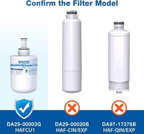 img 2 attached to 🥤 Waterspecialist DA29-00003G Refrigerator Water Filter, Replaces Samsung DA29-00003B, RSG257AARS, RFG237AARS, HAFCU1, RS22HDHPNSR, WSS-1, Pack of 3 Filters