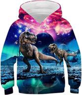 🦖 dinosaur hoodies pullover: cool and comfortable boys' sweatshirts by fashion hoodies & sweatshirts logo