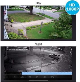 img 3 attached to 🎥 ANNKE 4 Пакет 2.0МП 1080P 1920TVL Комплект камер видеонаблюдения с HD TVI Дополнительные наружные камеры CCTV, ИК-ночное видение, влагозащитный корпус для домашнего наблюдения стрелковой камеры.