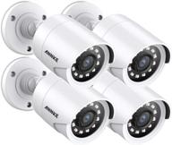 🎥 annke 4 пакет 2.0мп 1080p 1920tvl комплект камер видеонаблюдения с hd tvi дополнительные наружные камеры cctv, ик-ночное видение, влагозащитный корпус для домашнего наблюдения стрелковой камеры. логотип