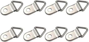 img 3 attached to 🖼️ Comdox 100 Pack Triangle Ring Picture Hangers with Screws - Ideal Picture Frame Hanger Set