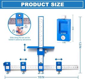 img 2 attached to King & Charles Cabinet Hardware Jig for Better SEO: Cabinet Handle & Drawer Pull Template Tool for Handles and Pulls