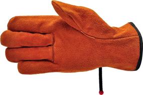 img 3 attached to 6053L 3 Cowhide Leather Gloves Straight