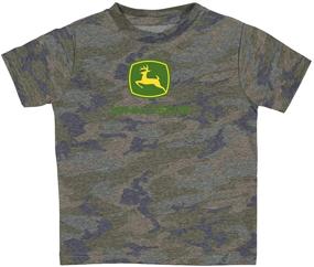 img 1 attached to John Deere Camo Toddler T Shirt Boys' Clothing